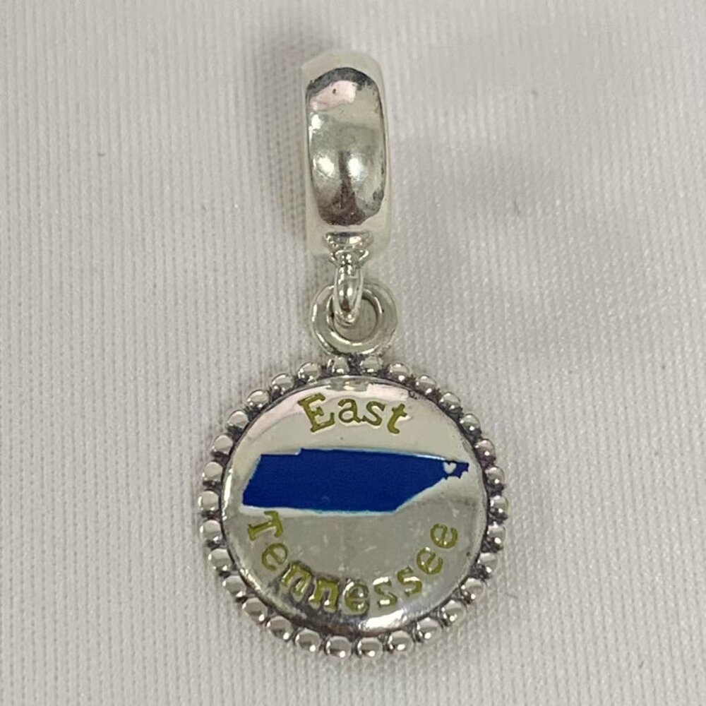 Pandora East Tennessee Charm Pendant, S925 Silver Jewelry